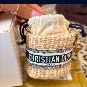 Mini Christian Dior beauty pouch,Gift for beauty VIP members. Holds essentials